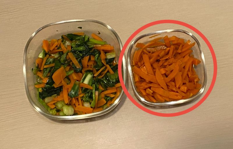 にんじんのごま和え