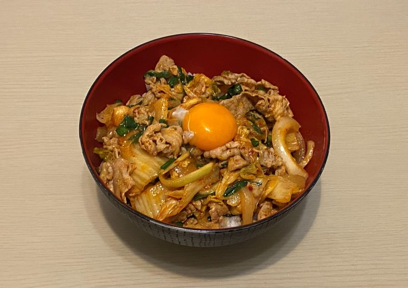 豚キムチ丼